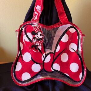 🌸Disney pre-owned Minnie Mouse plactic bag. LTB04.